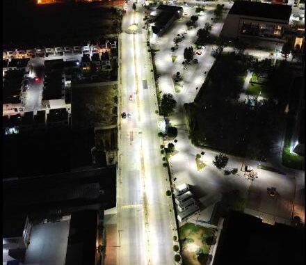 Crea Leo Montañez una ciudad mejor iluminada con la instalación de 31 pasos seguros