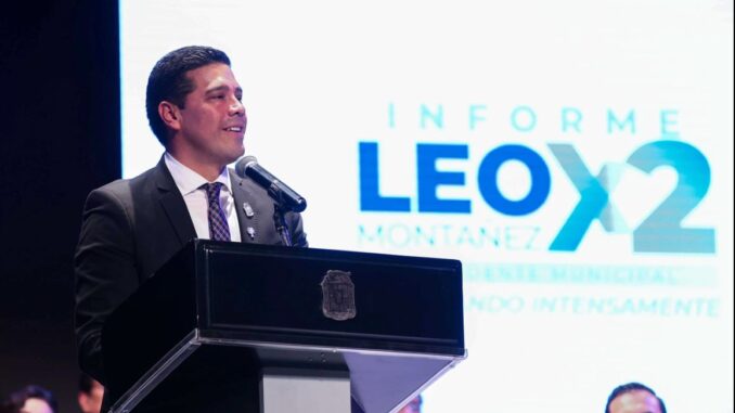 Presenta Leo Montañez en Sesión Solemne de Cabildo su Segundo Informe de Actividades