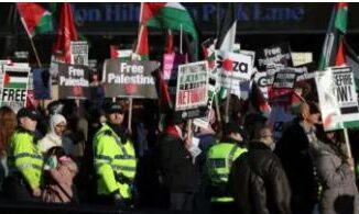 Decenas de miles exigen en Londres un alto al fuego en Gaza