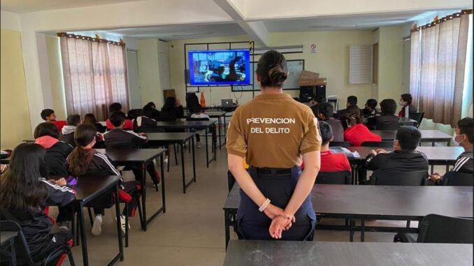 Realizan Jornadas de Prevención del Delito con estudiantes de nueve escuelas del Municipio de Pabellón de Arteaga