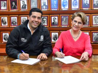 Gobernadora Tere Jiménez y Leo Montañez suman esfuerzos por Adultos Mayores de Aguascalientes