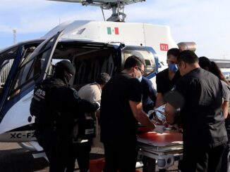 El Helicóptero Fuerza 1 auxilia a un inmigrante gravemente herido