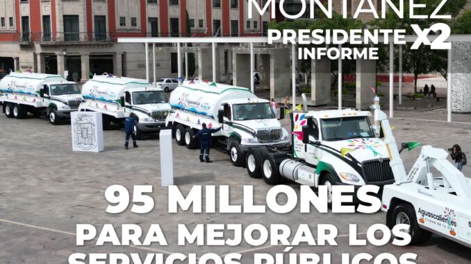 Importantes inversiones para mejorar los servicios públicos del Municipio de Aguascalientes