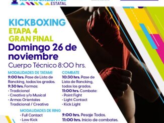 Final de la Copa Aguascalientes en la disciplina de Kick Boxing