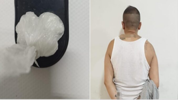 Policías Municipales de Aguascalientes del Destacamento Pocitos, detienen a una persona del sexo masculino en posesión de aproximadamente 16 gramos de cristal