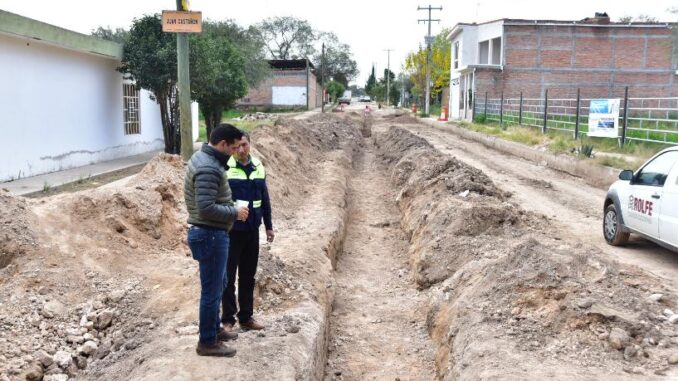 Rehabilita Municipio de Aguascalientes vialidades y red hidrosanitaria en la comunidad de Cañada Honda