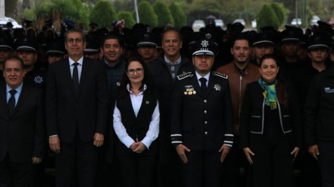 Asiste el presidente municipal de Jesús María a la graduación de nuevos policías