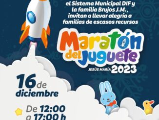 Invitan en Jesús María al Maratón del Juguete 2023