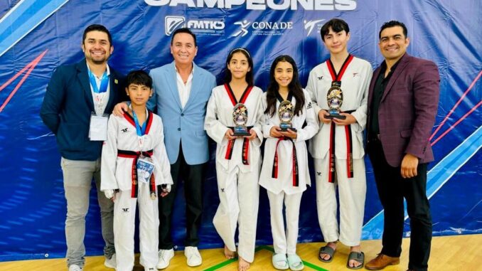 Atletas de Aguascalientes lucen en Competencia Nacional de Taekwondo