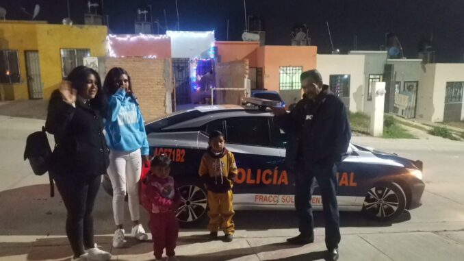 El personal operativo de la Secretaría de Seguridad Pública Municipal de Aguascalientes brindó más de 200 traslados gratuitos en Nochebuena