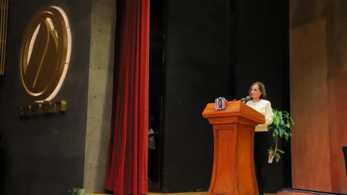 La Dra. Sandra Yesenia Pinzón Castro rindió su 1er Informe de actividades como rectora de la UAA