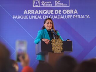 Con una inversión de 27.1 millones de pesos, Gobernadora Tere Jiménez pone en marcha trabajos en el Parque Lineal de Guadalupe Peralta
