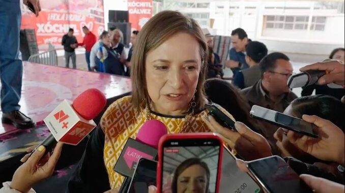 Condena Xóchitl Gálvez asesinatos de precandidatos de oposición