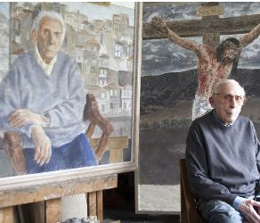 Murió Luis Torras, el pintor más viejo del mundo, a los 111 años