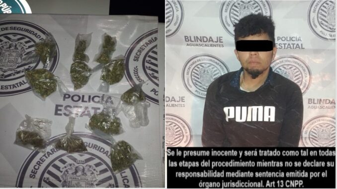 Por posesión de droga, una persona fue detenida