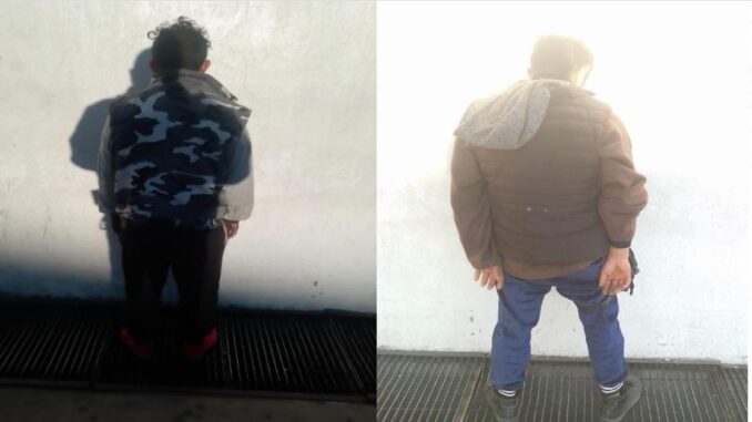 Por los probables delitos de allanamiento de morada y daños a la propiedad privada, Policías Municipales de Aguascalientes detienen a dos personas en el fraccionamiento La Rinconada