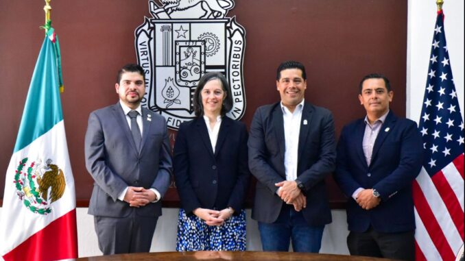 Fortalece Municipio de Aguascalientes relaciones Internacionales con Consulado Estadounidense en Guadalajara
