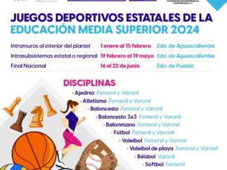 Participa en los Juegos Deportivos Estatales de la Educación Media Superior 2024