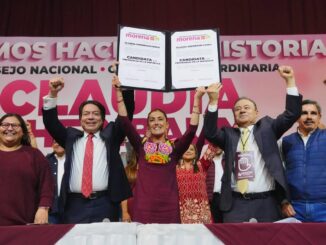 Por Unanimidad, el Consejo Nacional de MORENA declara a Sheinbaum candidata a la Presidencia de México