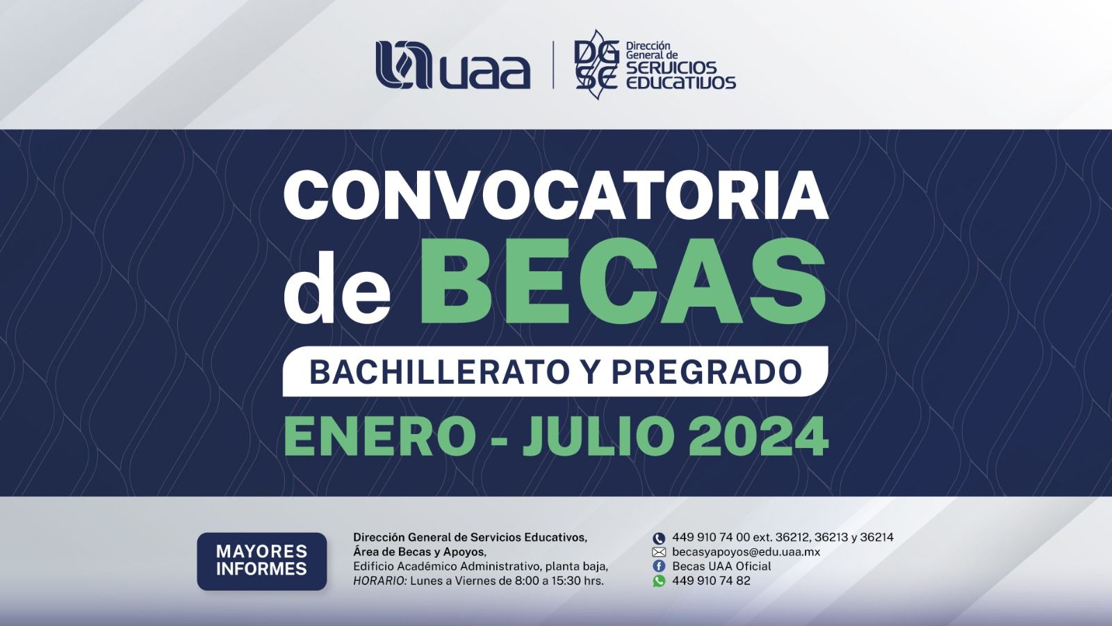 UAA mantiene abierta la convocatoria de becas para bachillerato y ...