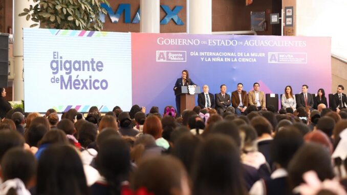 Gobernadora Tere Jiménez encabeza Conmemoración del día internacional de la Mujer y la Niña en la ciencia