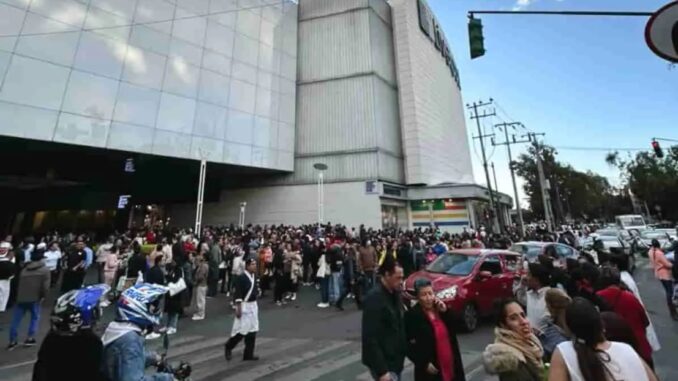 Sismo de magnitud 5 sacude a la Ciudad de México