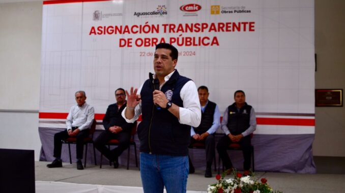 Privilegia Municipio de Aguascalientes la asignación de obra pública para constructores locales