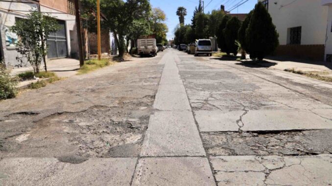 Comienza Municipio de Aguascalientes rehabilitación en las calles de 20 de noviembre y Francisco Villa