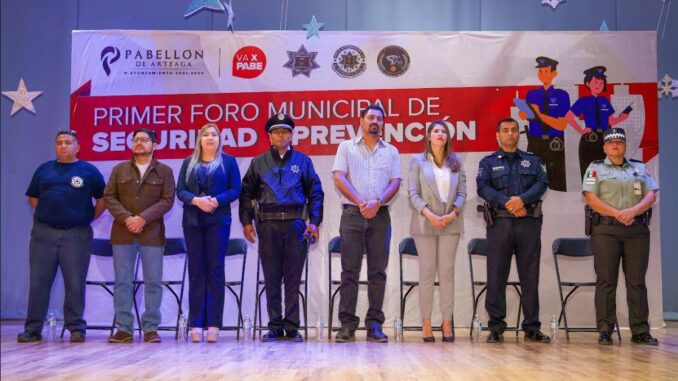 Realiza Ayuntamiento de Pabellón de Arteaga el Primer Foro Municipal de Seguridad y Prevención del Delito