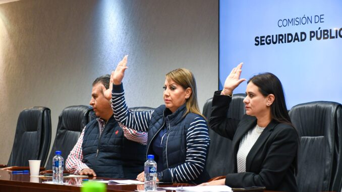En Comisión Legislativa se modifica la Ley de Seguridad Pública de Aguascalientes