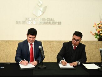 Firma Ayuntamiento de Pabellón de Arteaga Convenio de colaboración interinstitucional con el Poder Judicial del Estado de Aguascalientes