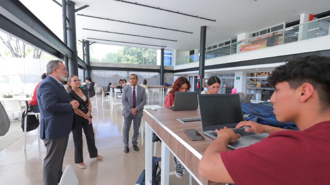 Rectora de la UAA realiza recorrido por la nueva Biblioteca Central y Comedor Universitario