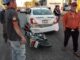 Policías Viales de Aguascalientes atienden el reporte de un choque desigual registrado en Ojocaliente II