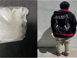 Policías Municipales de Aguascalientes detienen a una persona en la colonia Lindavista por la presunta posesión de aproximadamente diez gramos de cristal