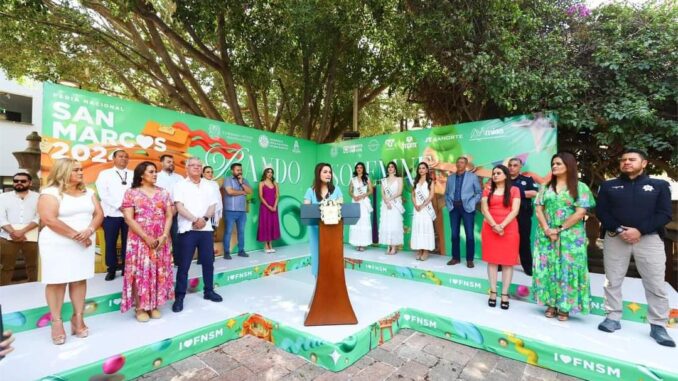 Encabeza Gobernadora Tere Jiménez la colocación del Bando Solemne de la Feria Nacional de San Marcos 2024