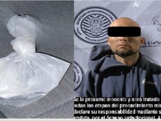 Persona detenida por posesión de droga