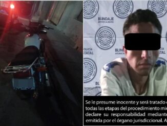 Persona detenida por posesión de droga y motocicleta con reporte de robo