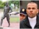 Piden a la justicia brasileña retirar la estatua de Dani Alves en Juazeiro
