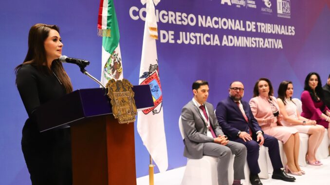 Inaugura Gobernadora Tere Jiménez Congreso Nacional de Tribunales de Justicia Administrativa en Aguascalientes