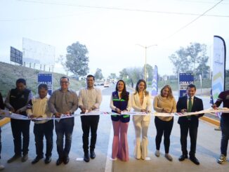 Inaugura Gobernadora Tere Jiménez la Av. José María Escrivár de Balaguer y anuncia ampliación del puente de Villasur