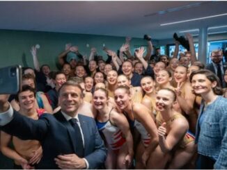 París 2024: Emmanuel Macron inaugura el centro acuático olímpico