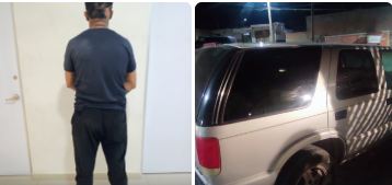 Por conducir un vehículo con reporte vigente de robo, Policías Municipales de Aguascalientes detienen a una persona en el fraccionamiento Periodistas