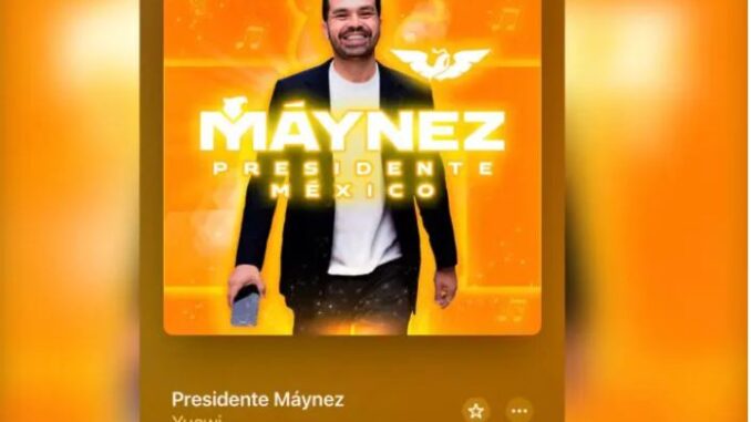Yawi lo hizo de nuevo: canción ‘Presidente Máynez’ logra lugar 2 del top viral de Spotify