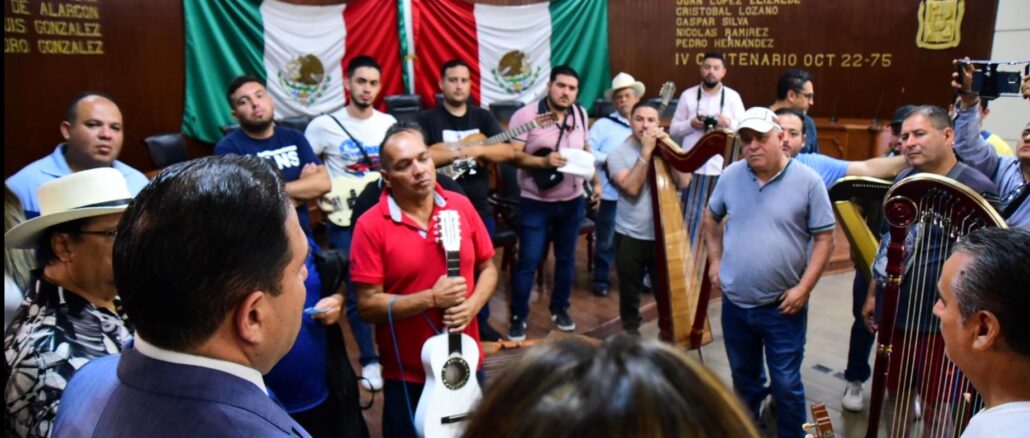 Recibe Municipio de Aguascalientes a músicos veracruzanos