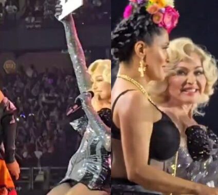 Salma Hayek, la última invitada al Celebration Tour de Madonna en México