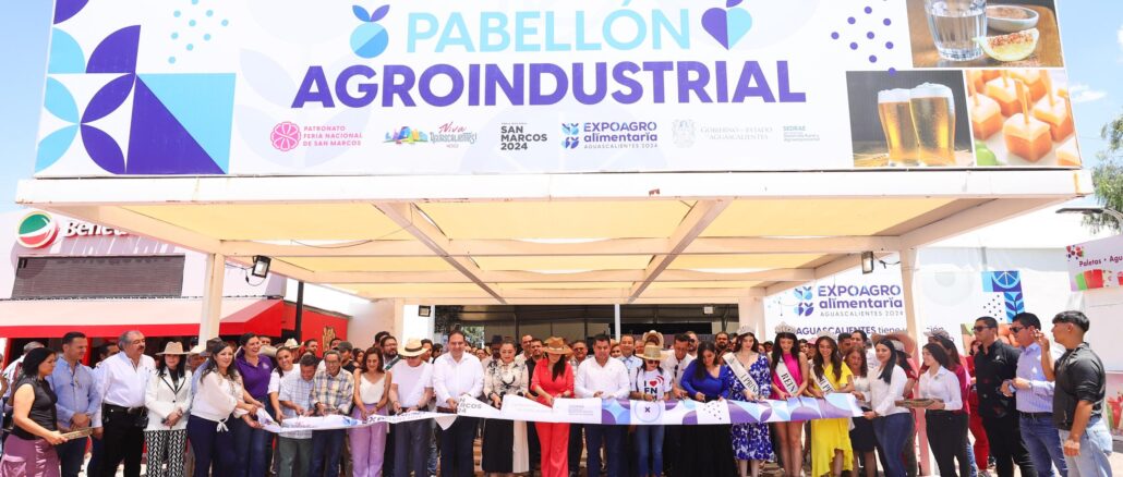 Inaugura Gobernadora Tere Jiménez el Pabellón Hecho en Ags y las exposiciones agroalimentaria y agrícola de la FNSM 2024