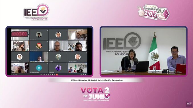 Resuelve IEE recurso de inconformidad del partido Morena ante el Consejo Municipal de Aguascalientes