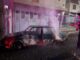 Policías Municipales de Aguascalientes atendieron el reporte de un vehículo que se encontraba en llamas en VNSA