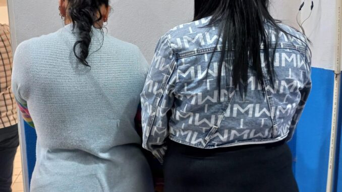 Las primeras detenidas en la FNSM fueron dos mujeres provenientes del EdoMex acusadas del robo de un teléfono celular
