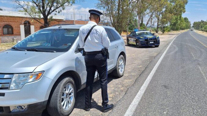 Refuerzan Seguridad en carreteras ante el incremento de turistas con motivo de la FNSM